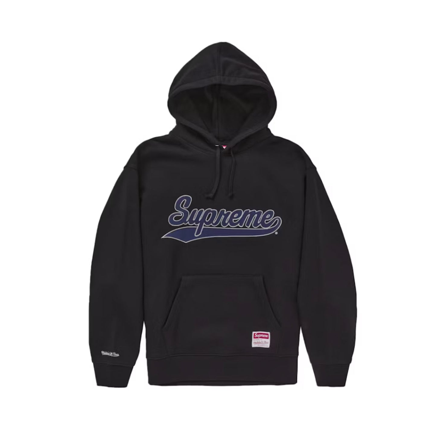 Supreme Mitchell & Ness NCAA Hooded Sweatshirt Black [USED] - L (Used)