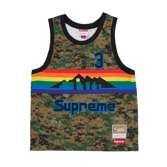 Supreme Mitchell & Ness Teams Basketball Jersey Digital Camo