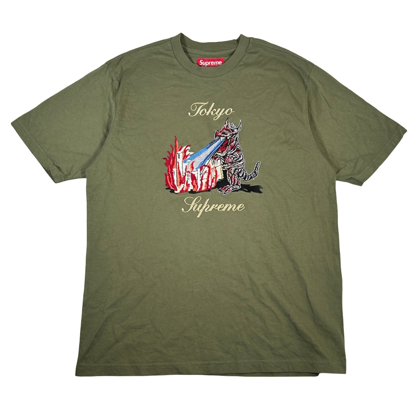 Supreme Monster S/S Top Light Olive [USED] - S (Used)