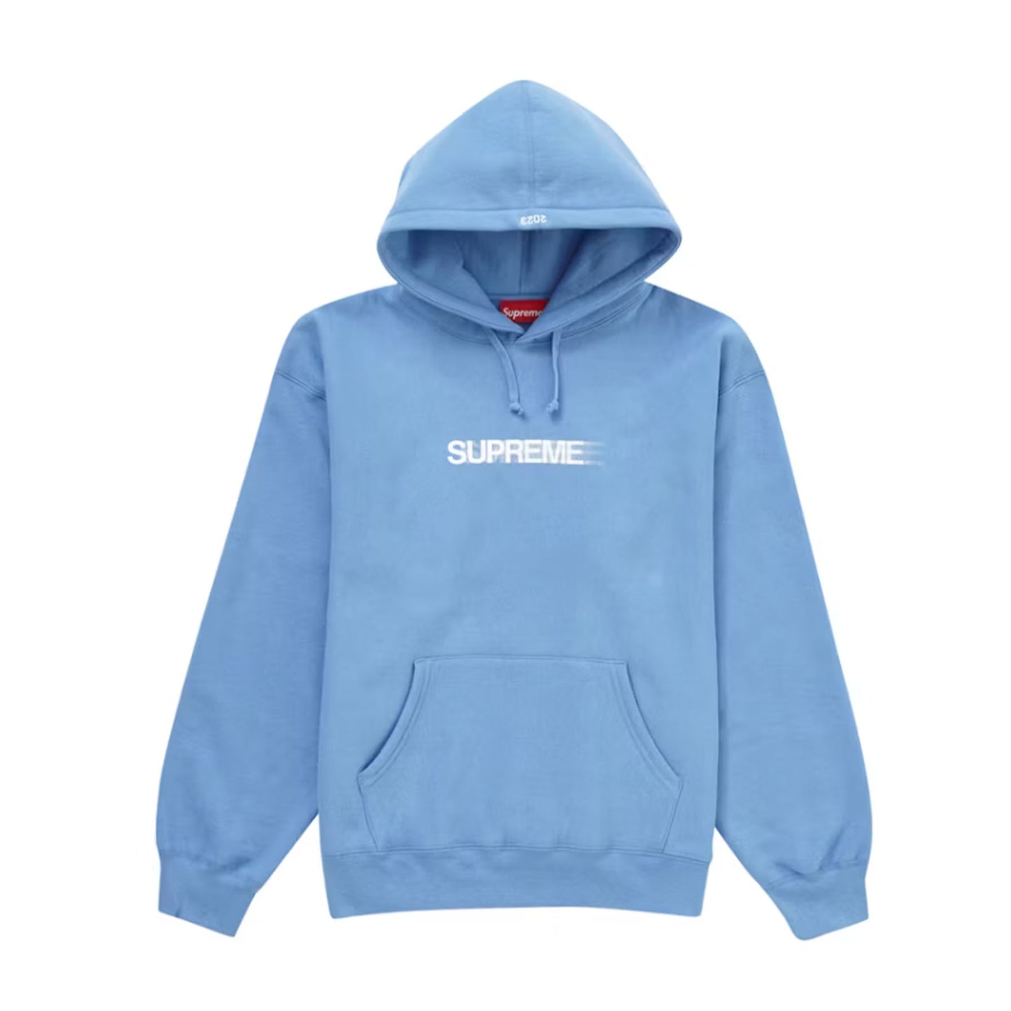 Supreme Motion Logo Hooded Sweatshirt (SS23) Light Blue [USED] - S (Used)