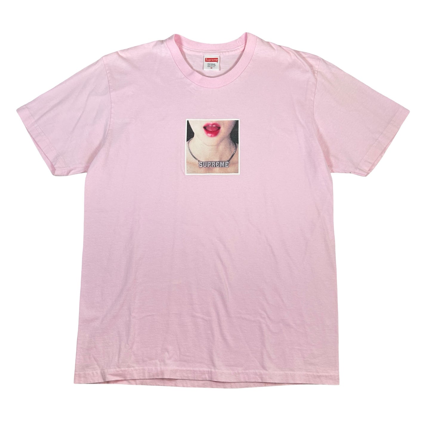 Supreme Necklace Tee Light Pink [USED] - M (Used)