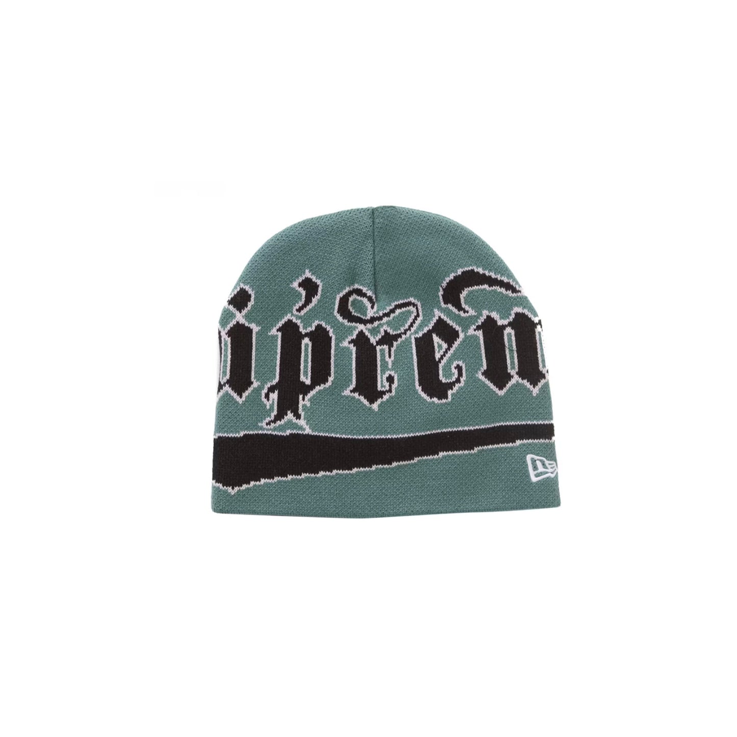 Supreme New Era Accent Beanie Green