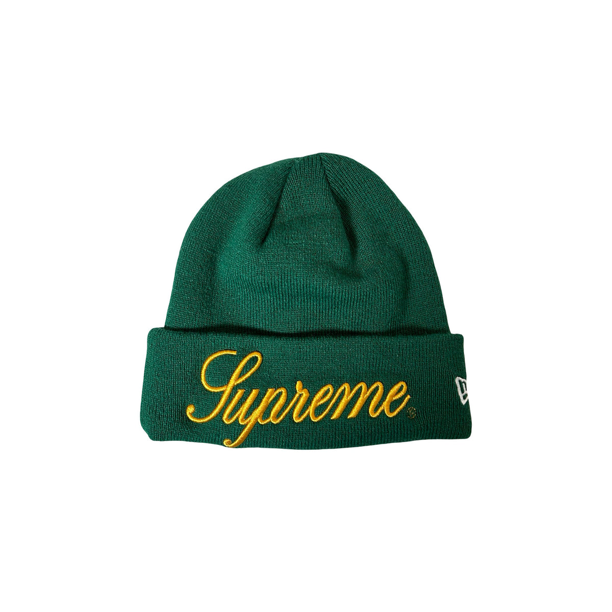 Supreme New Era Script Beanie Pine [USED]