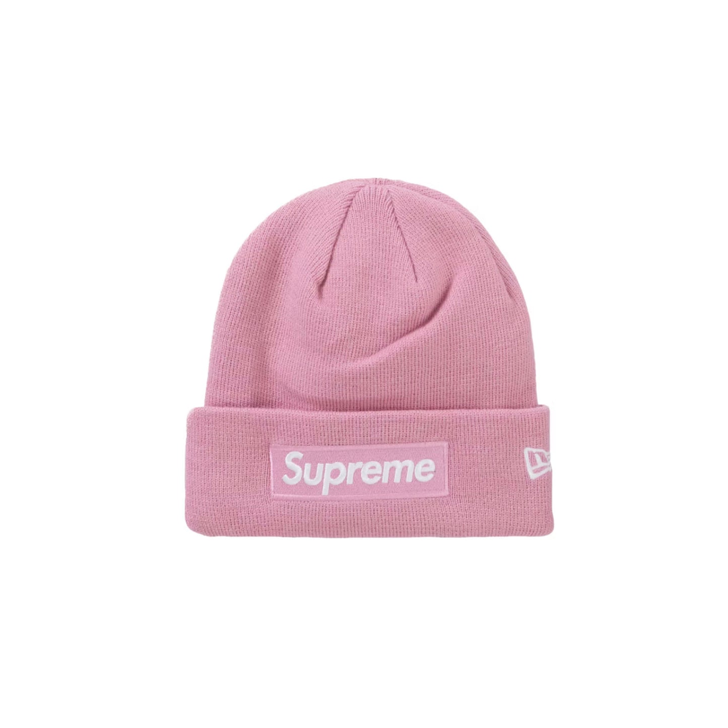 Supreme New Era Box Logo Beanie (FW24) Dusty Pink