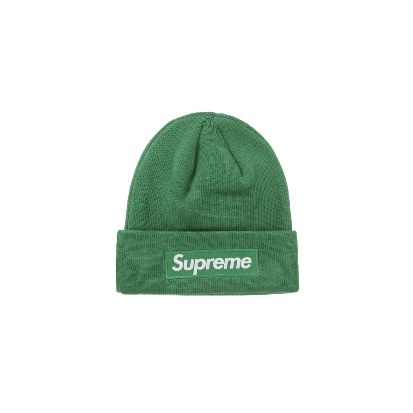 Supreme New Era Box Logo Beanie (FW24) Green