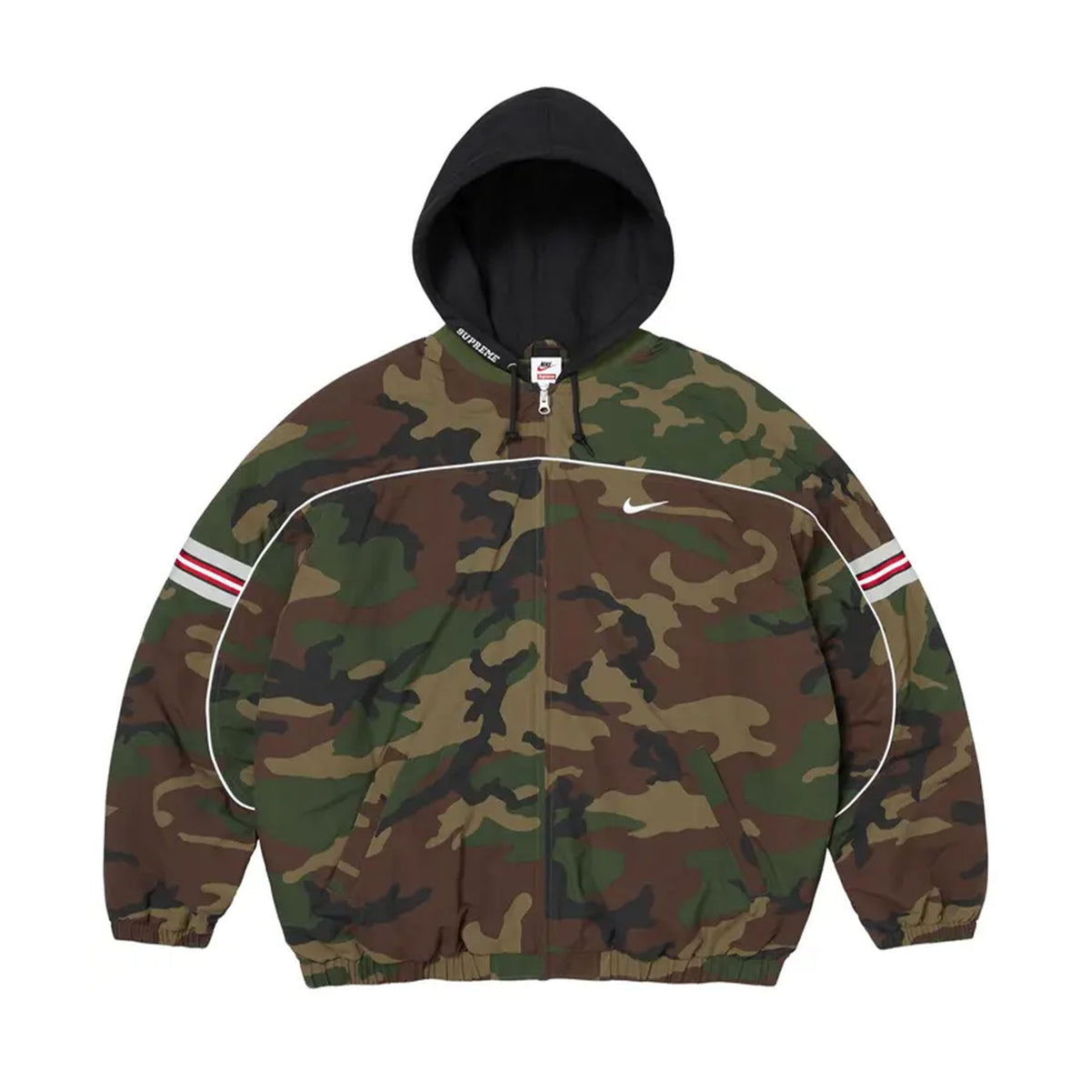 Supreme Nike Nylon Hooded Jacket Woodland Camo