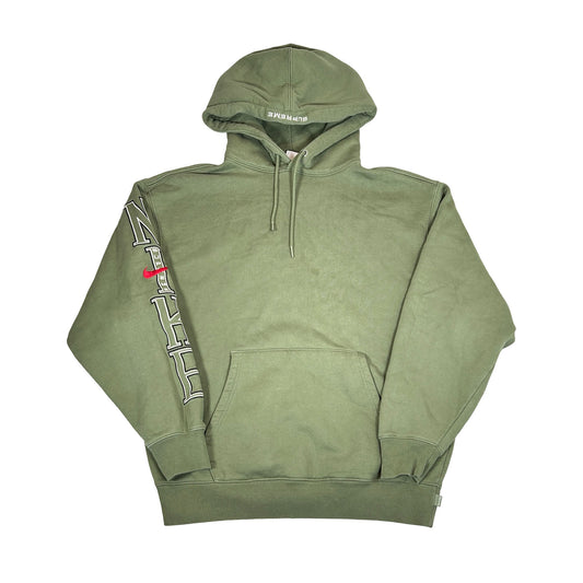 Supreme Nike Hooded Sweatshirt Olive [USED] - M (Used)