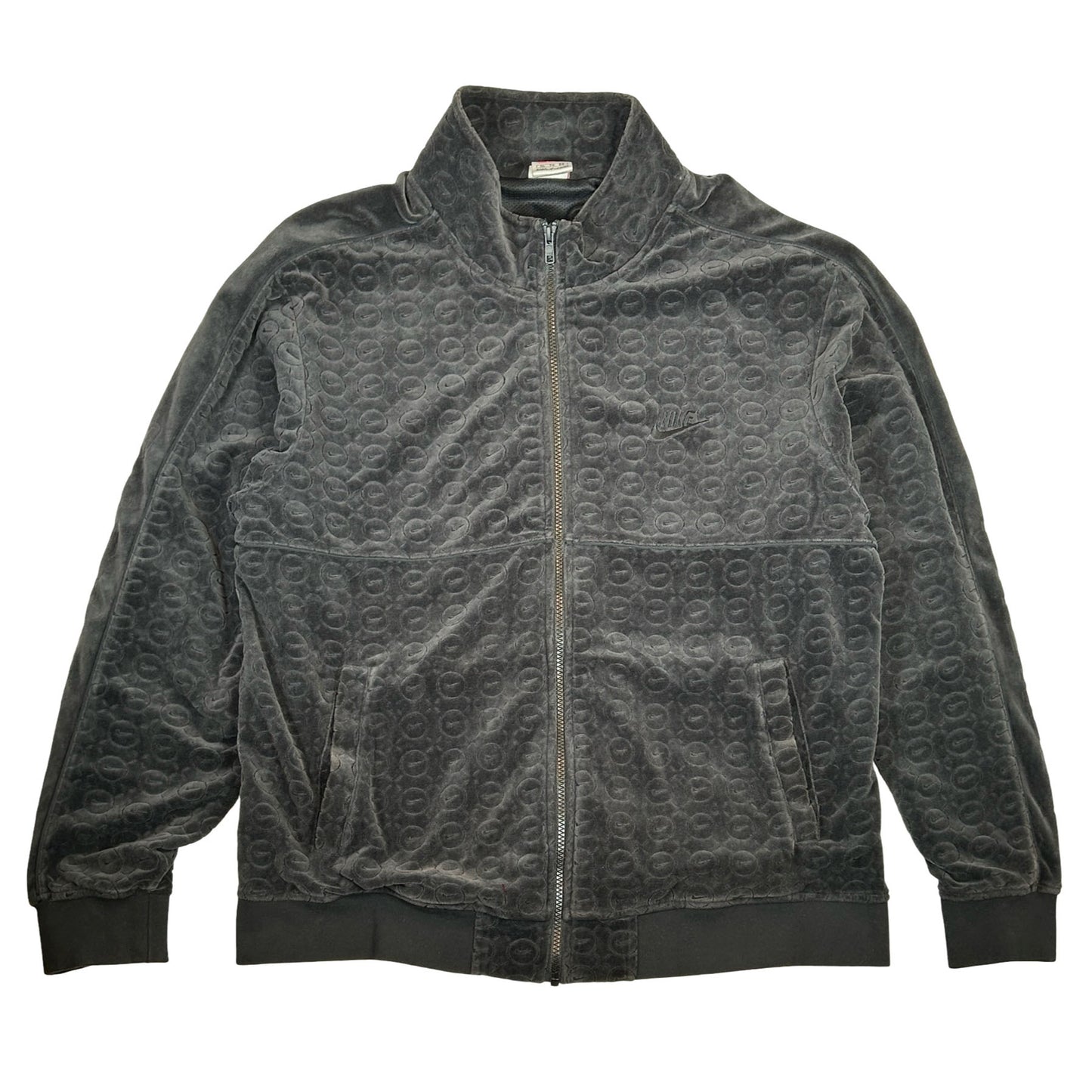 Supreme Nike Velour Track Jacket Black [USED] - XL (Used)