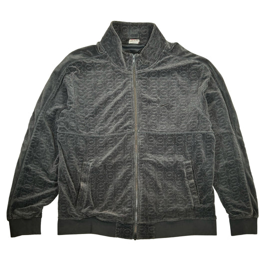 Supreme Nike Velour Track Jacket Black [USED] - XL (Used)