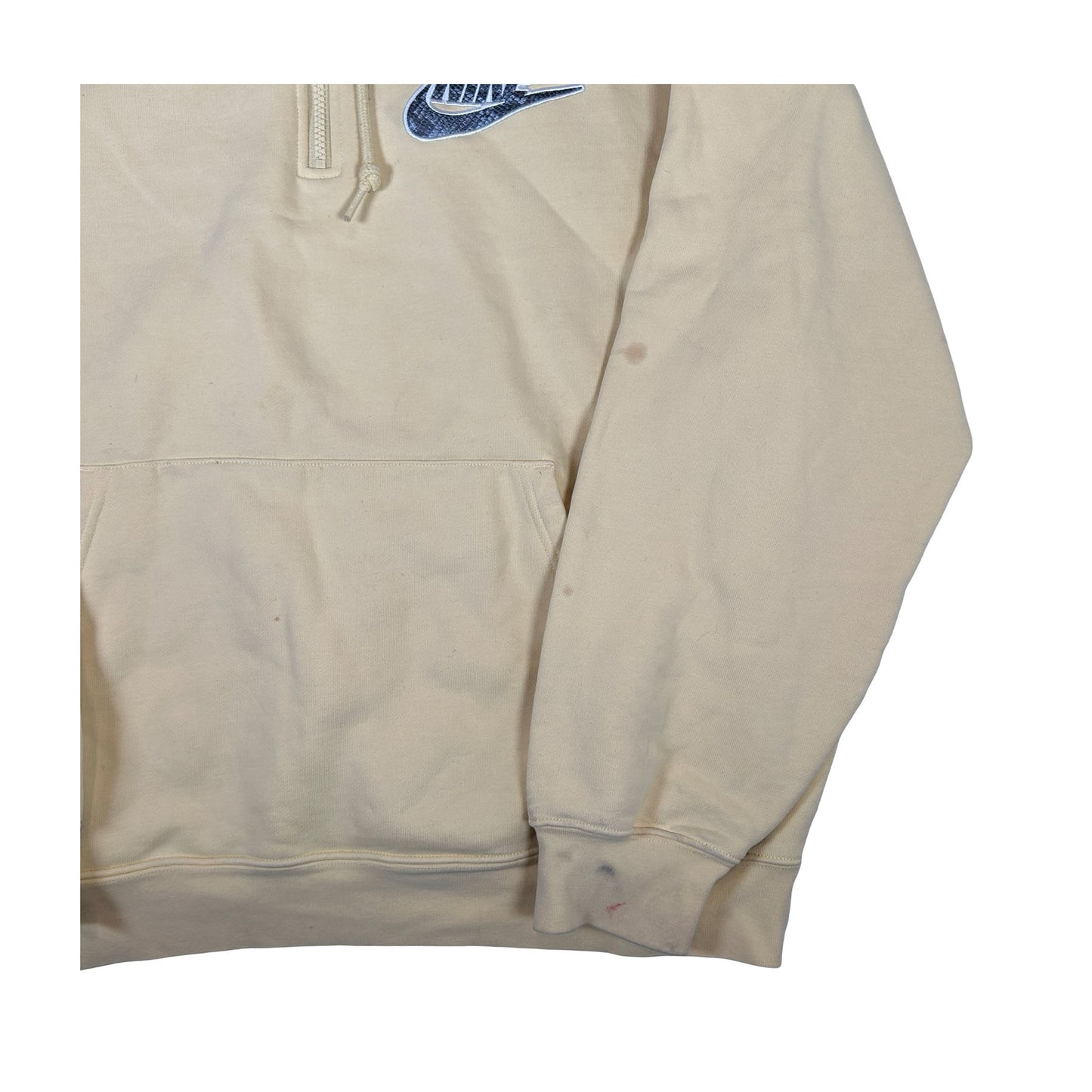 Supreme Nike Half Zip Hooded Sweatshirt Pale Yellow [USED] - L (Used)
