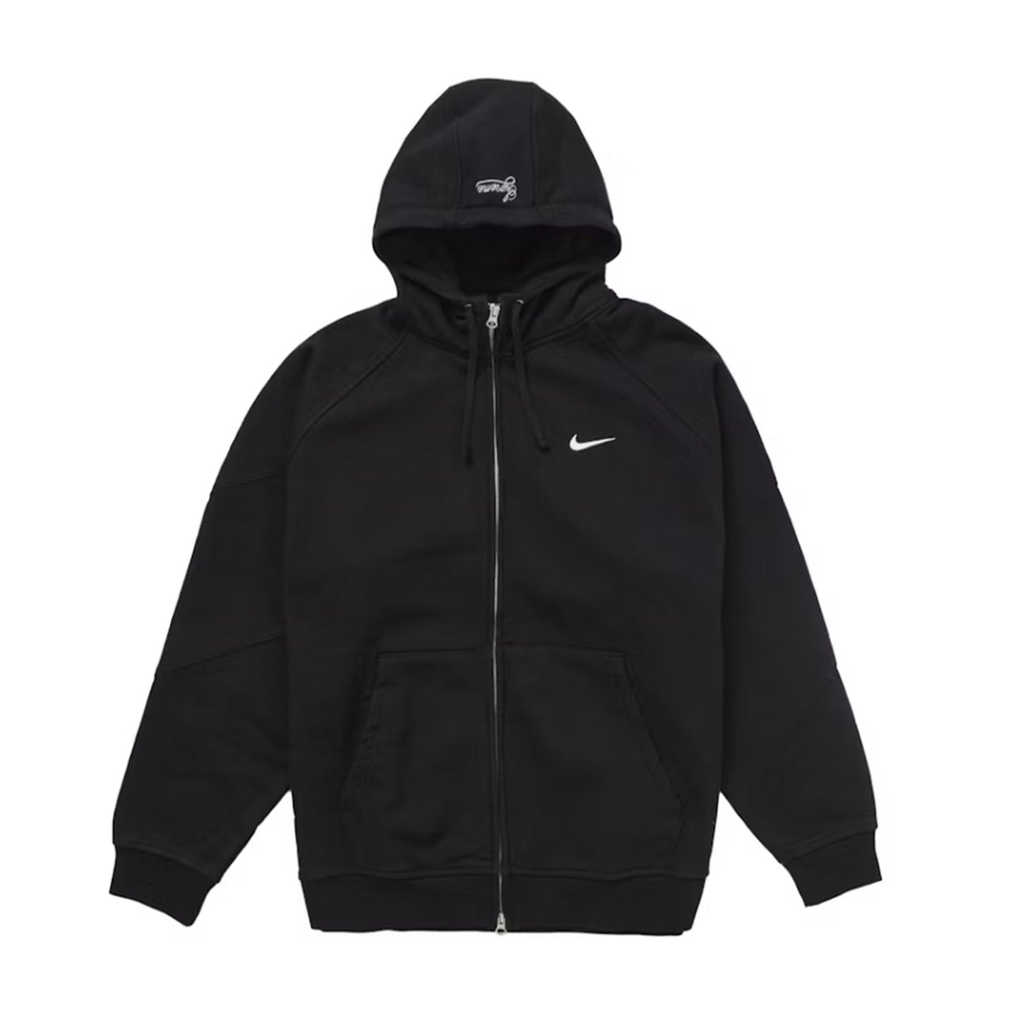 Supreme Nike Zip Up Hooded Sweatshirt Black [USED] - L (Used)