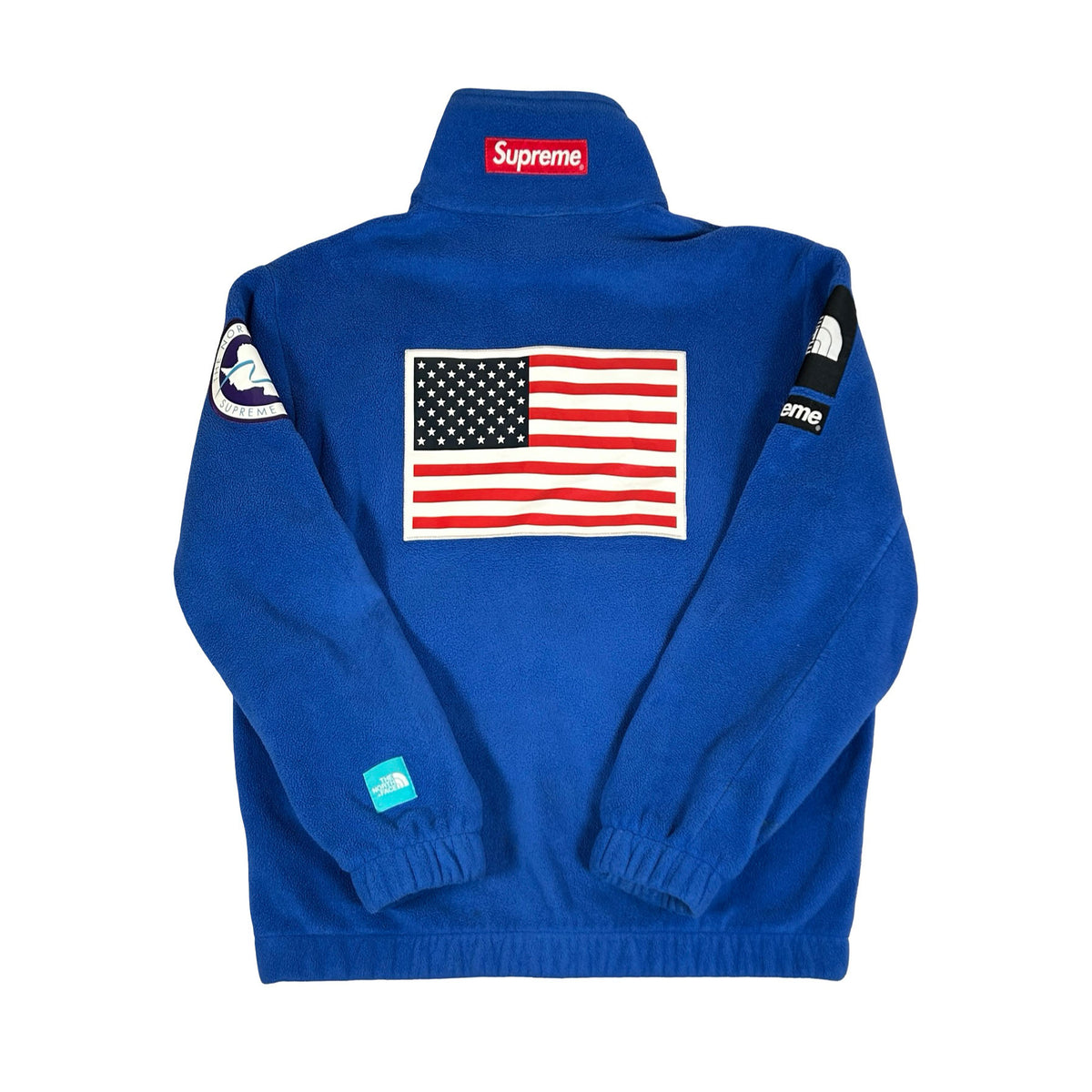 Supreme The North Face Trans Antarctica Expedition Fleece Jacket Blue [USED] - M (Used2)