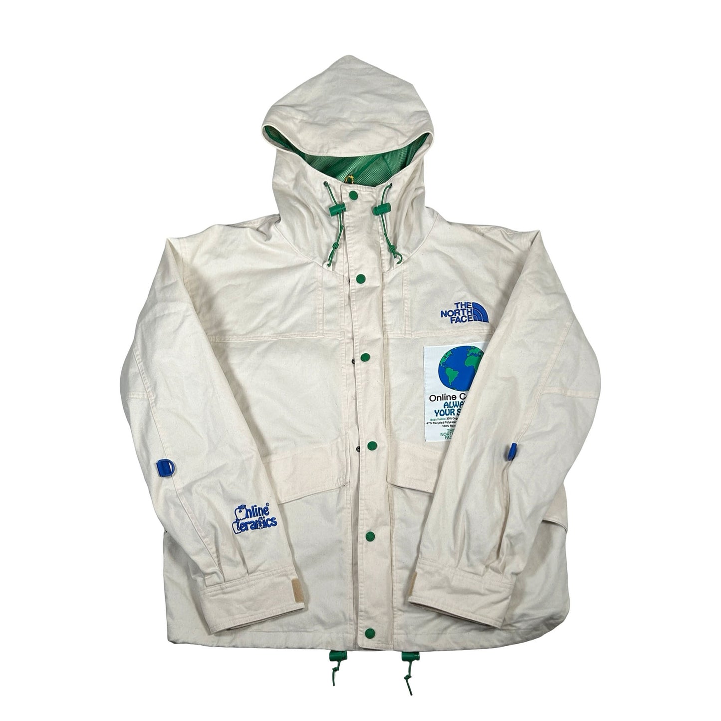 The North Face x Online Ceramics 86 Mountain Jacket White [USED] - L (Used)
