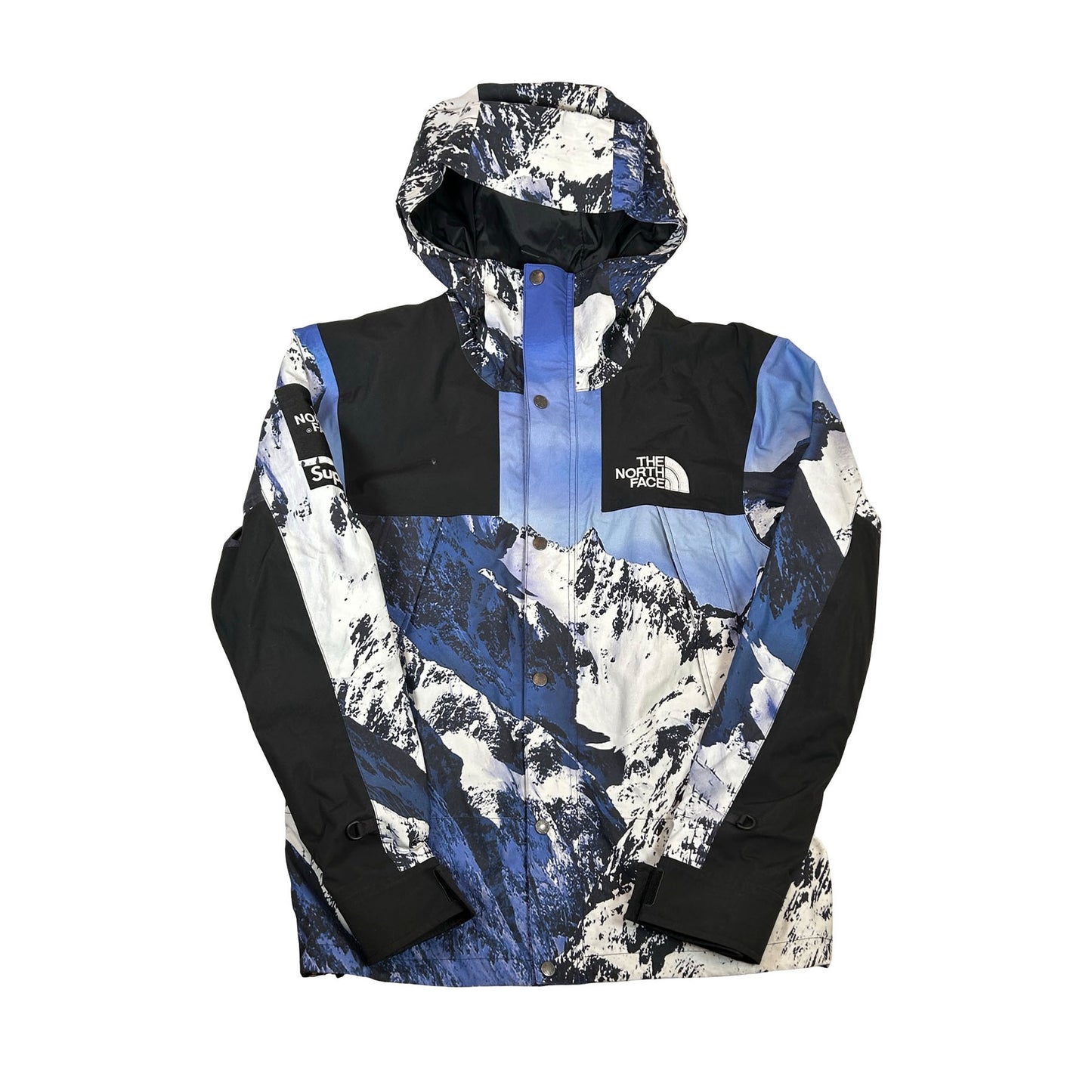 Supreme The North Face Mountain Parka Blue/White [USED] - M (Used)