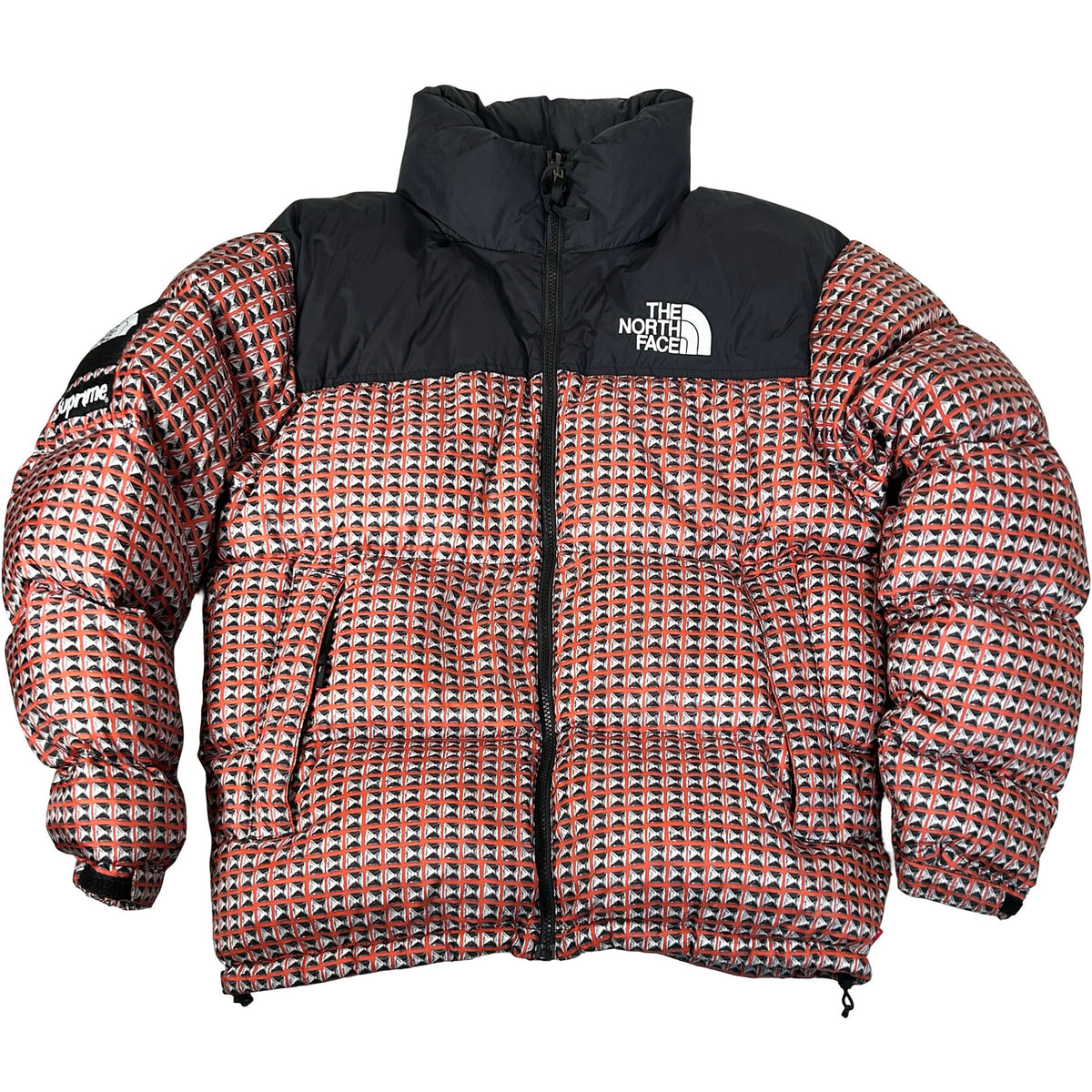 Supreme The North Face Studded Nuptse Jacket Red [USED] - M (Used2)
