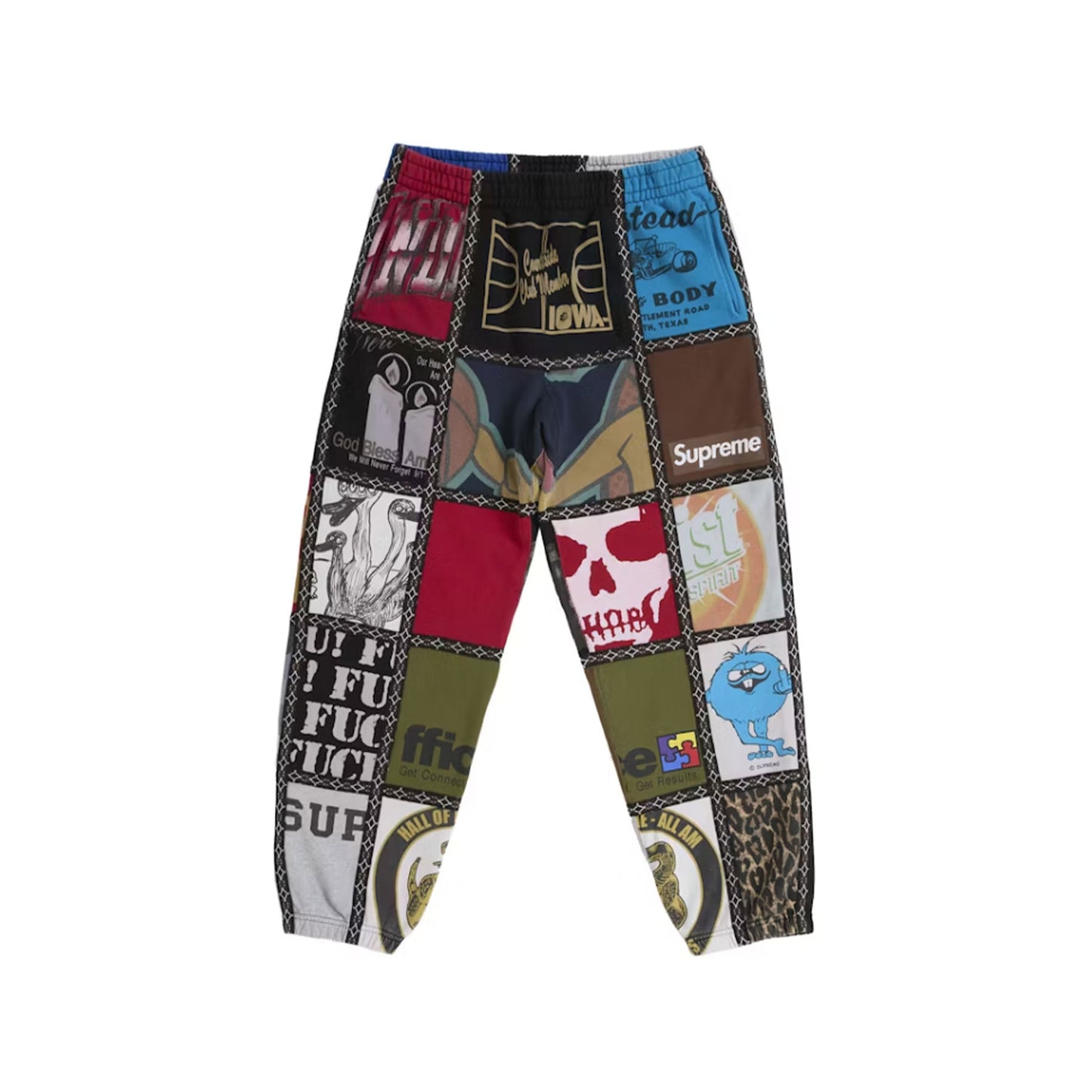 Supreme Number (N)ine Patchwork Sweatpant Multicolor