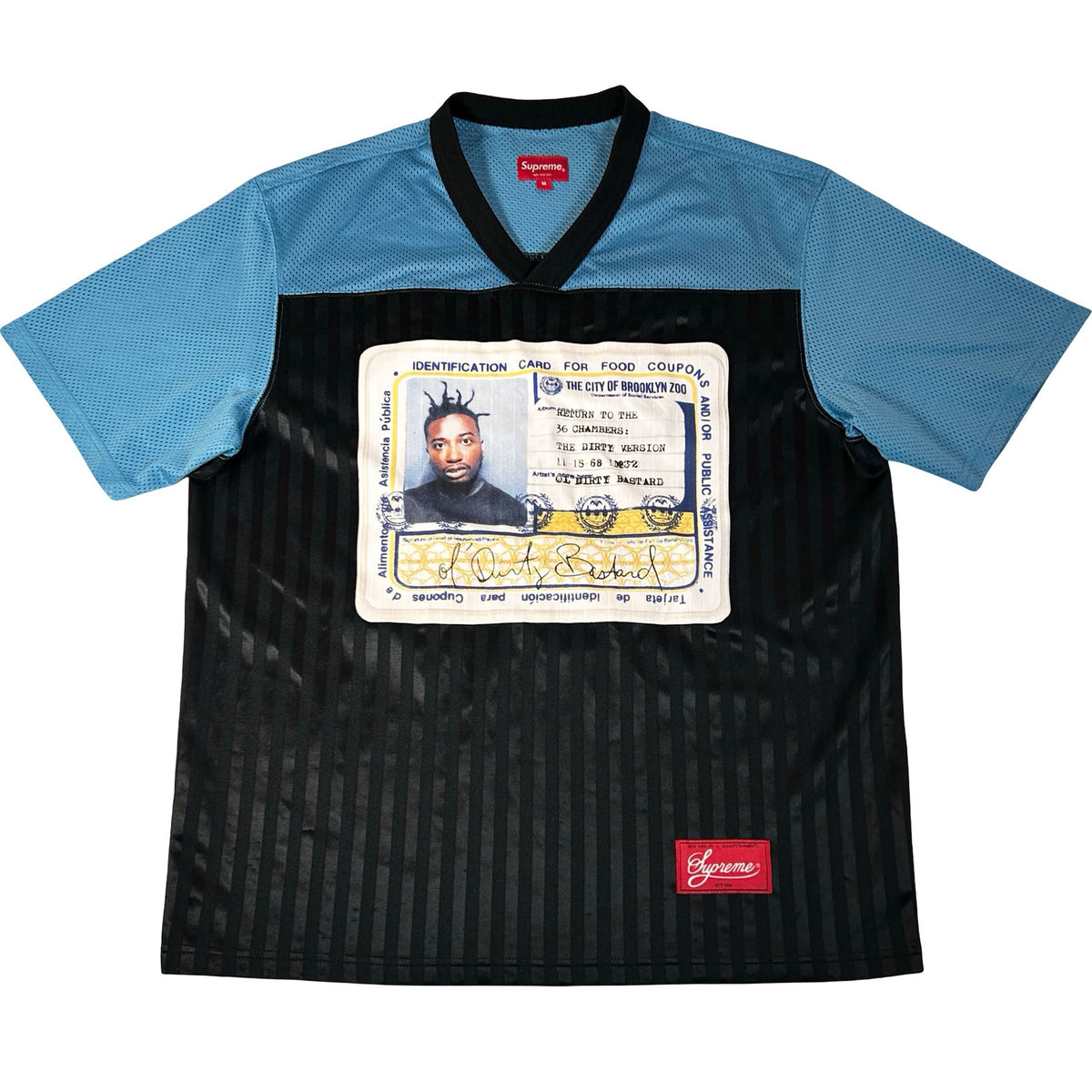 Supreme Ol' Dirty Bastard Football Top Light Blue [USED] - M (Used)