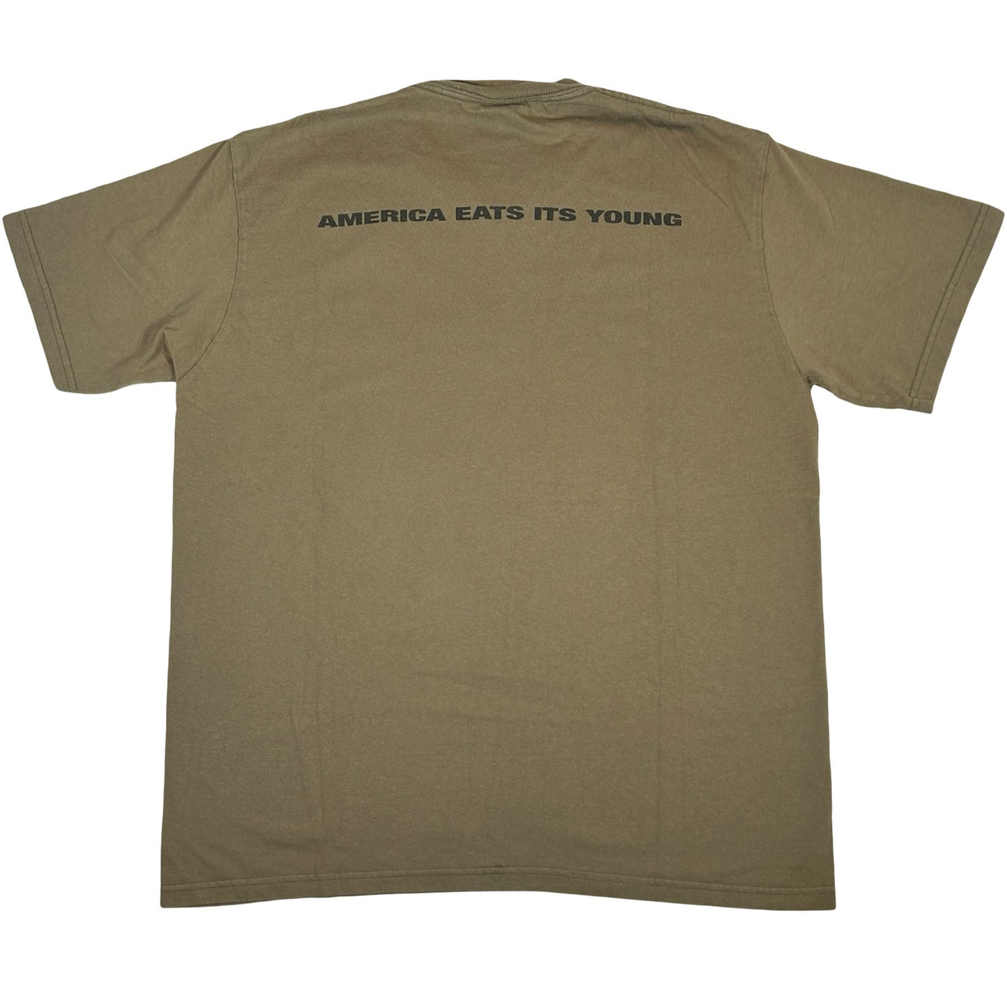 Supreme America Eats Its Young Tee Light Olive [USED] - M (Used)