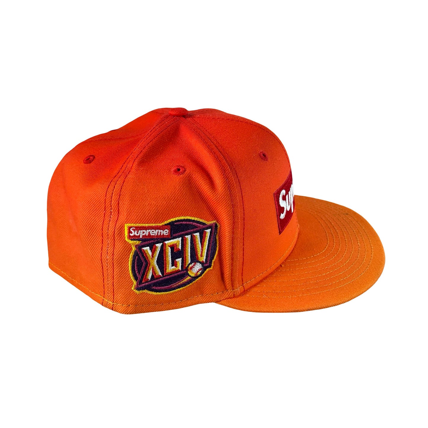 Supreme Gradient Box Logo New Era Orange [USED] - 8 (Used)