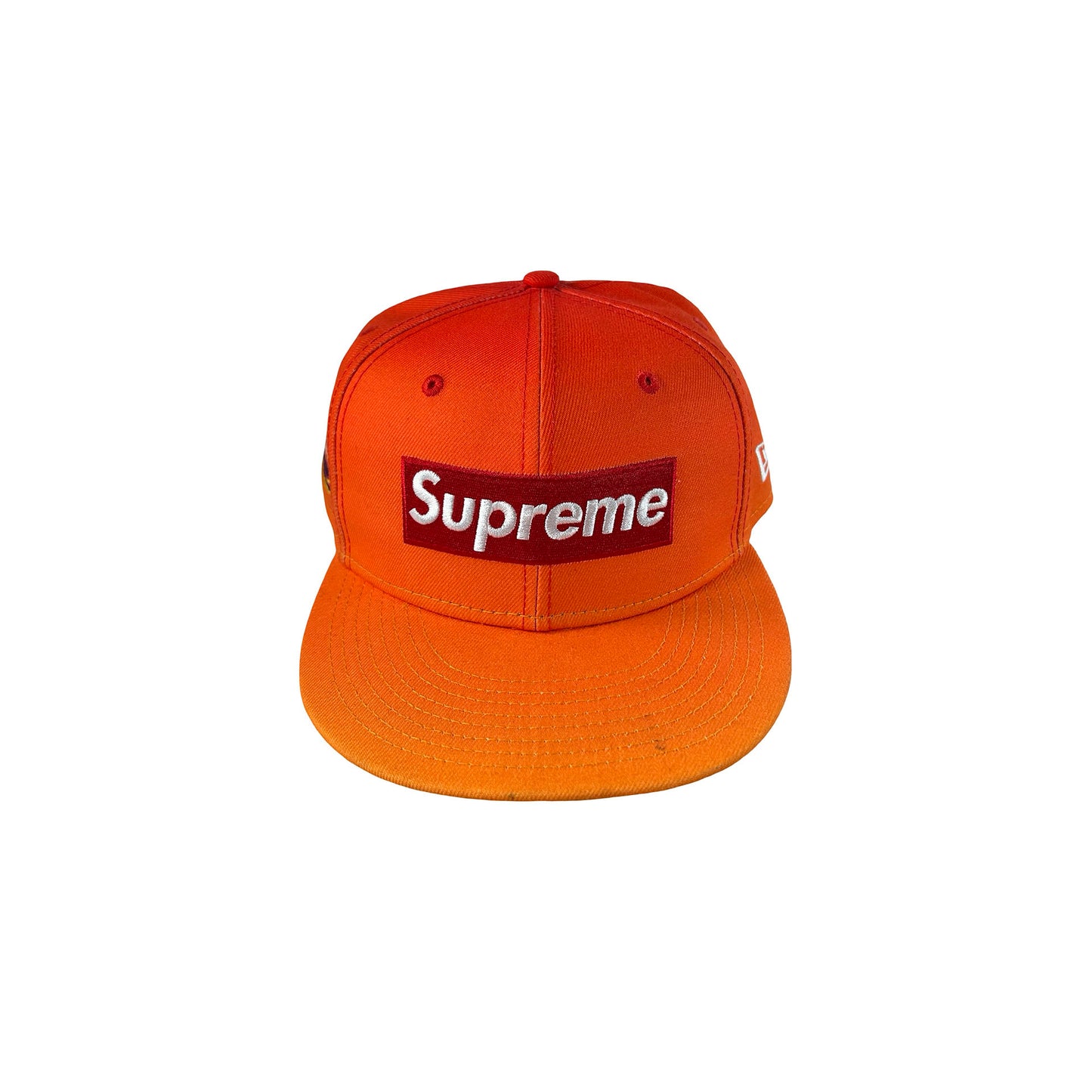 Supreme Gradient Box Logo New Era Orange [USED] - 8 (Used)