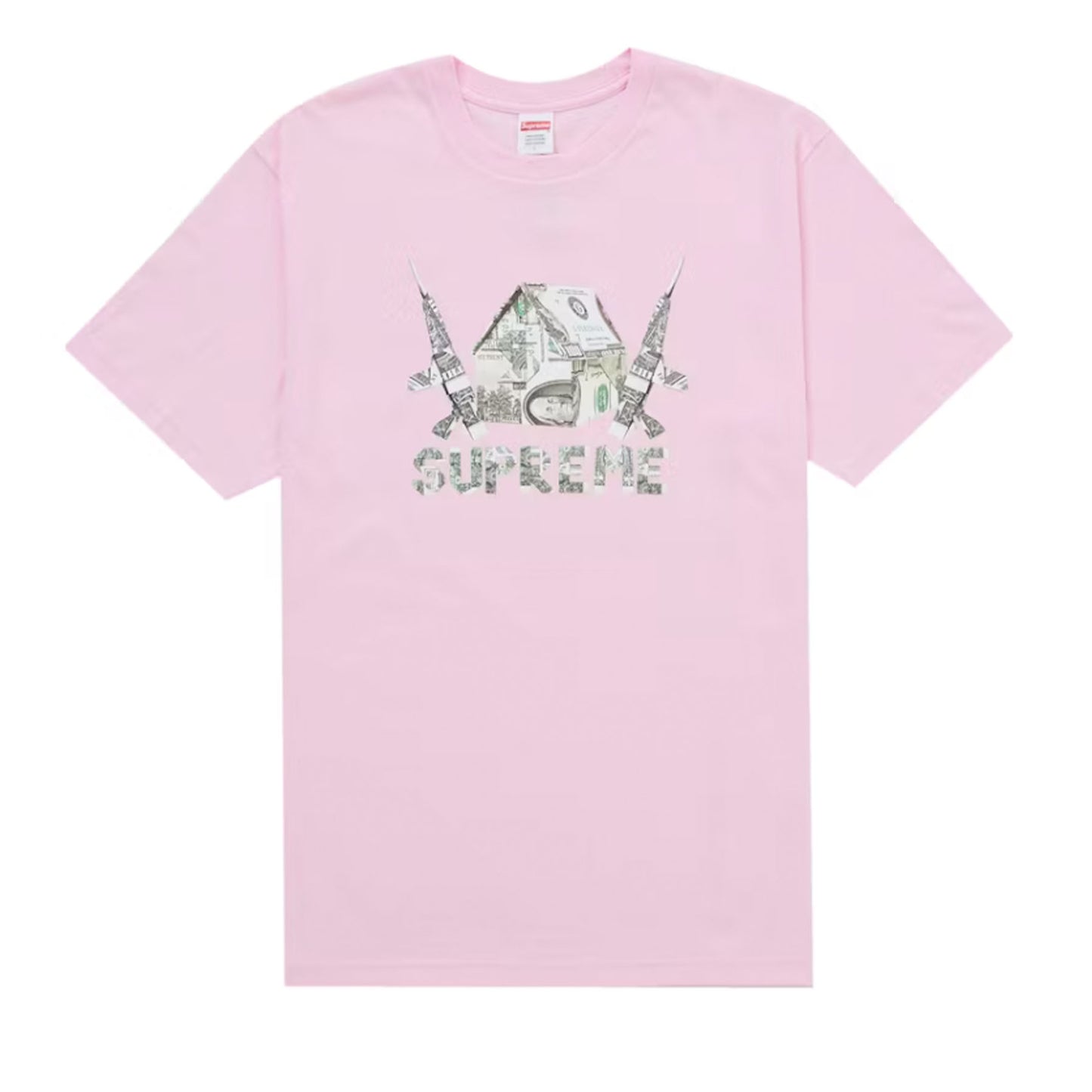 Supreme Origami Tee Light Pink