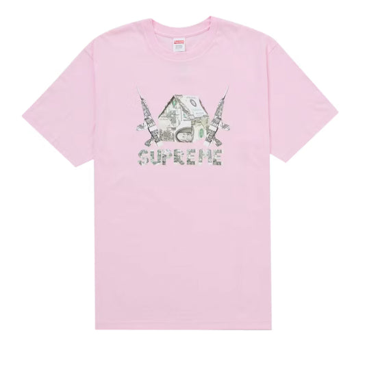 Supreme Origami Tee Light Pink