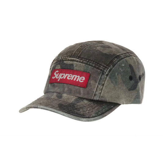 Supreme Overdyed Camp Cap (FW26) Woodland Camo