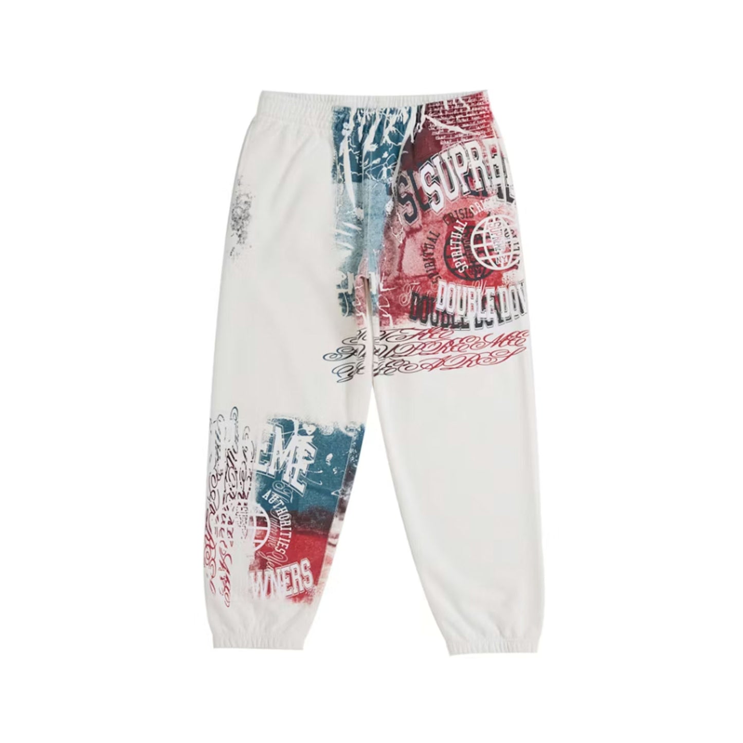 Supreme Overprint Sweatpant White