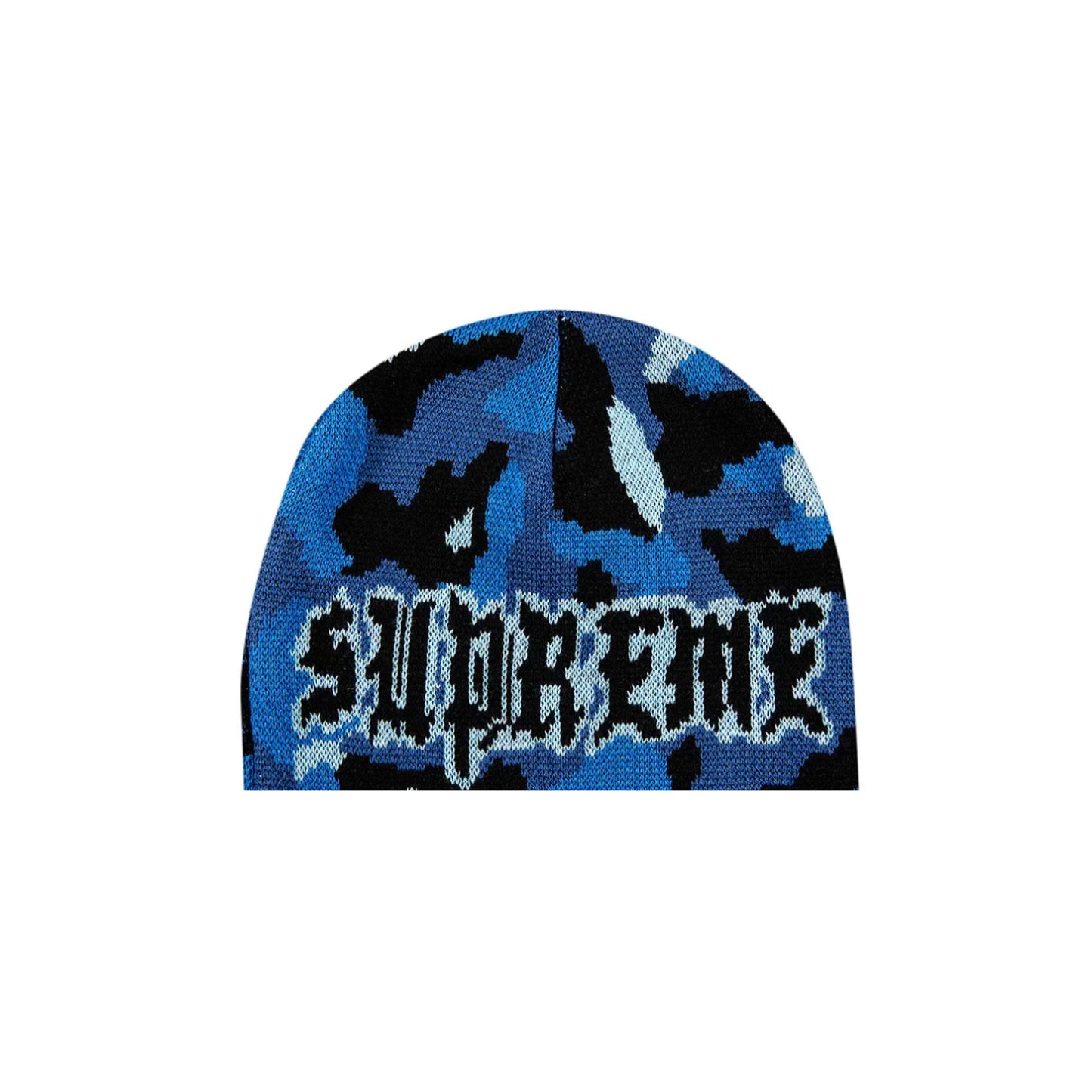Supreme Paris Camo Beanie Blue Camo [USED] - OS (Used)