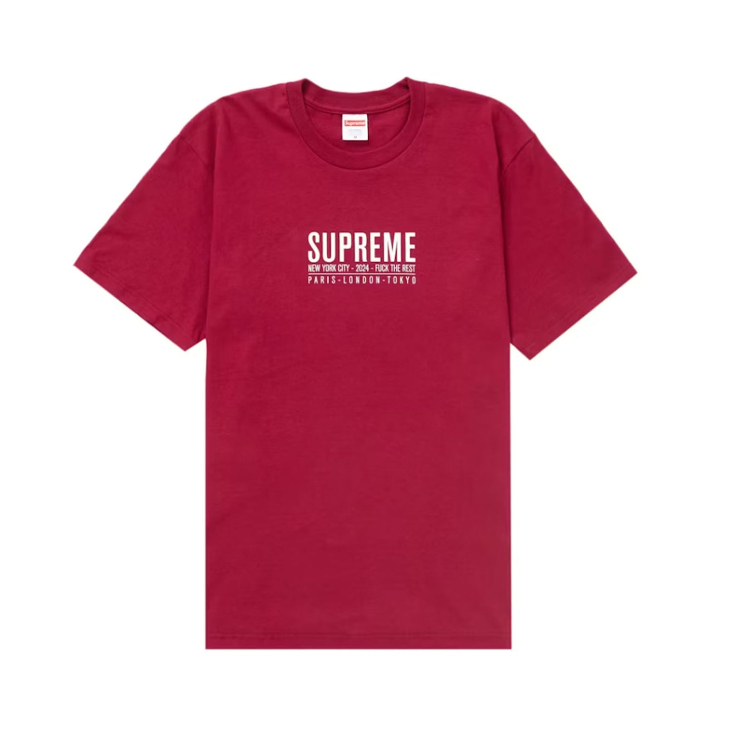 Supreme Paris Tee Cardinal [USED] - L (Used)