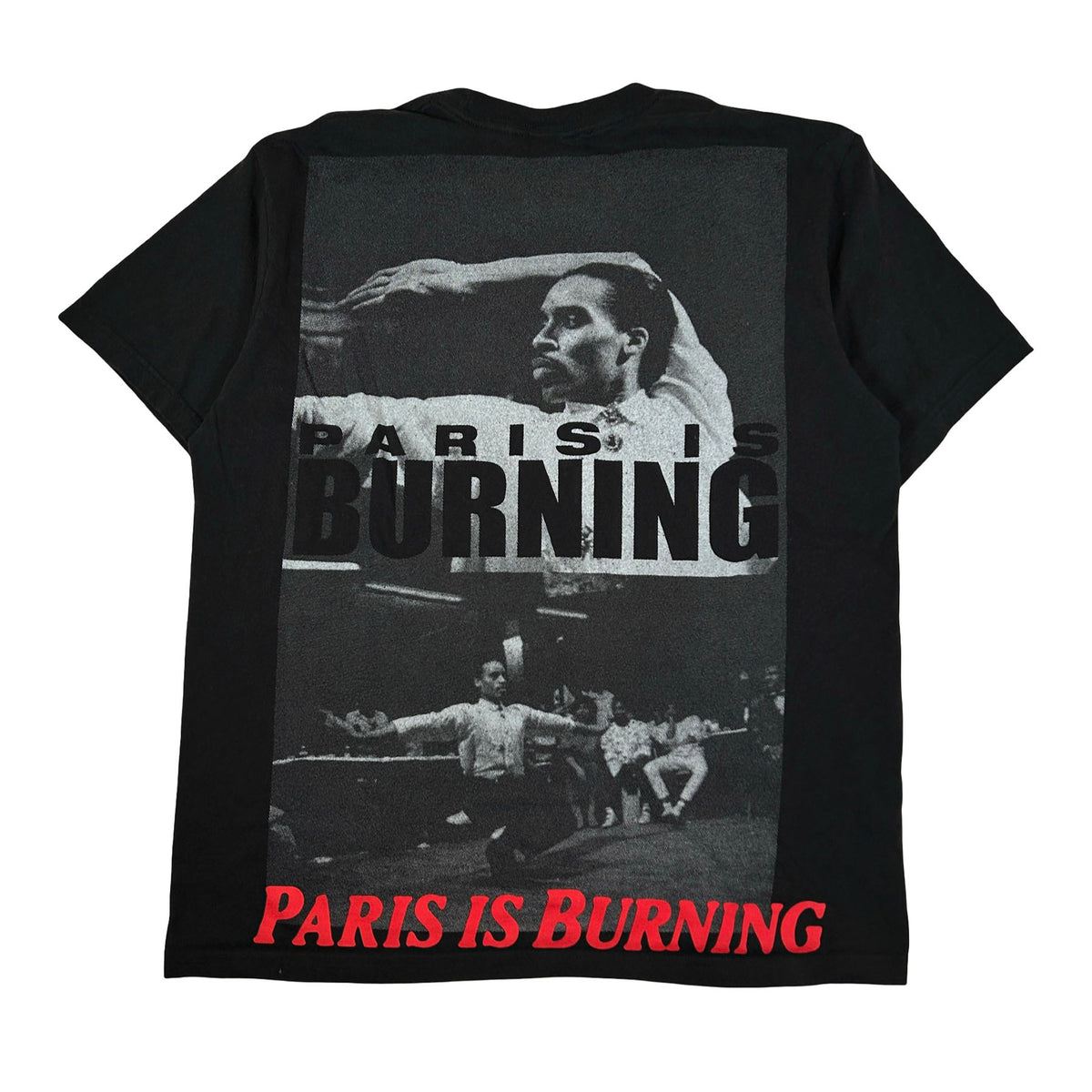 Supreme Paris Is Burning Tee Black [USED] - M (Used)