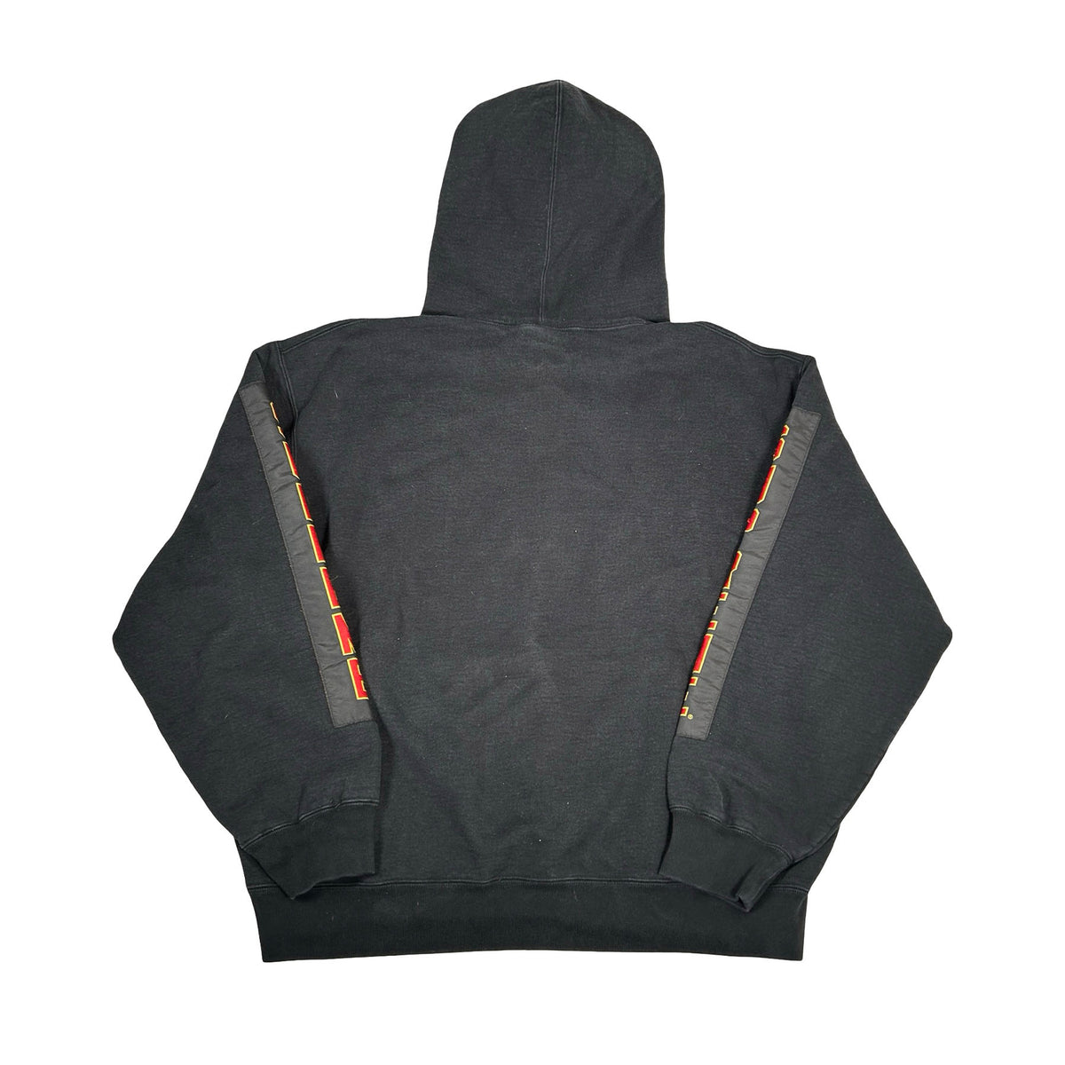 Supreme Woven Patches Hooded Sweatshirt Black [USED] - L (Used)