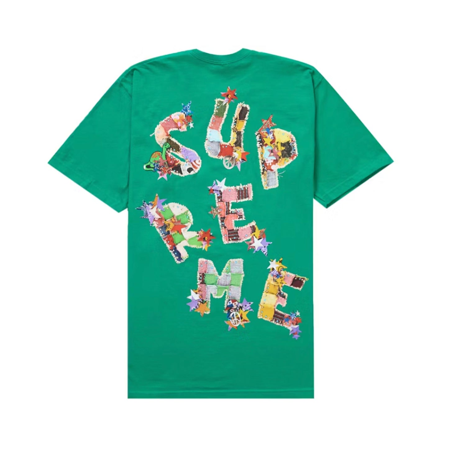 Supreme Patchwork Tee Green [USED] - L (Used)