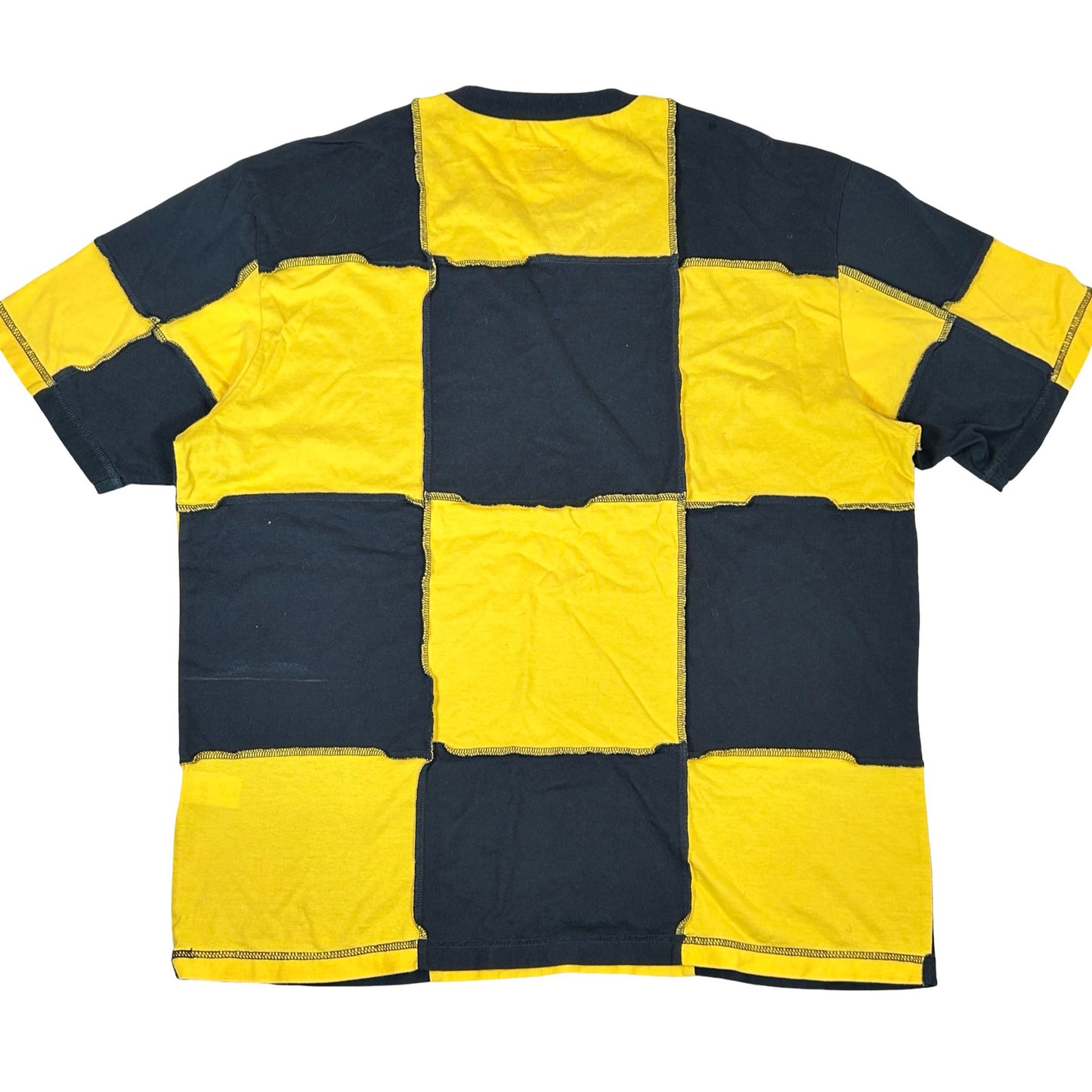 Supreme Patchwork S/S Top Navy [USED] - L (Used)
