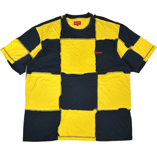Supreme Patchwork S/S Top Navy [USED] - L (Used)