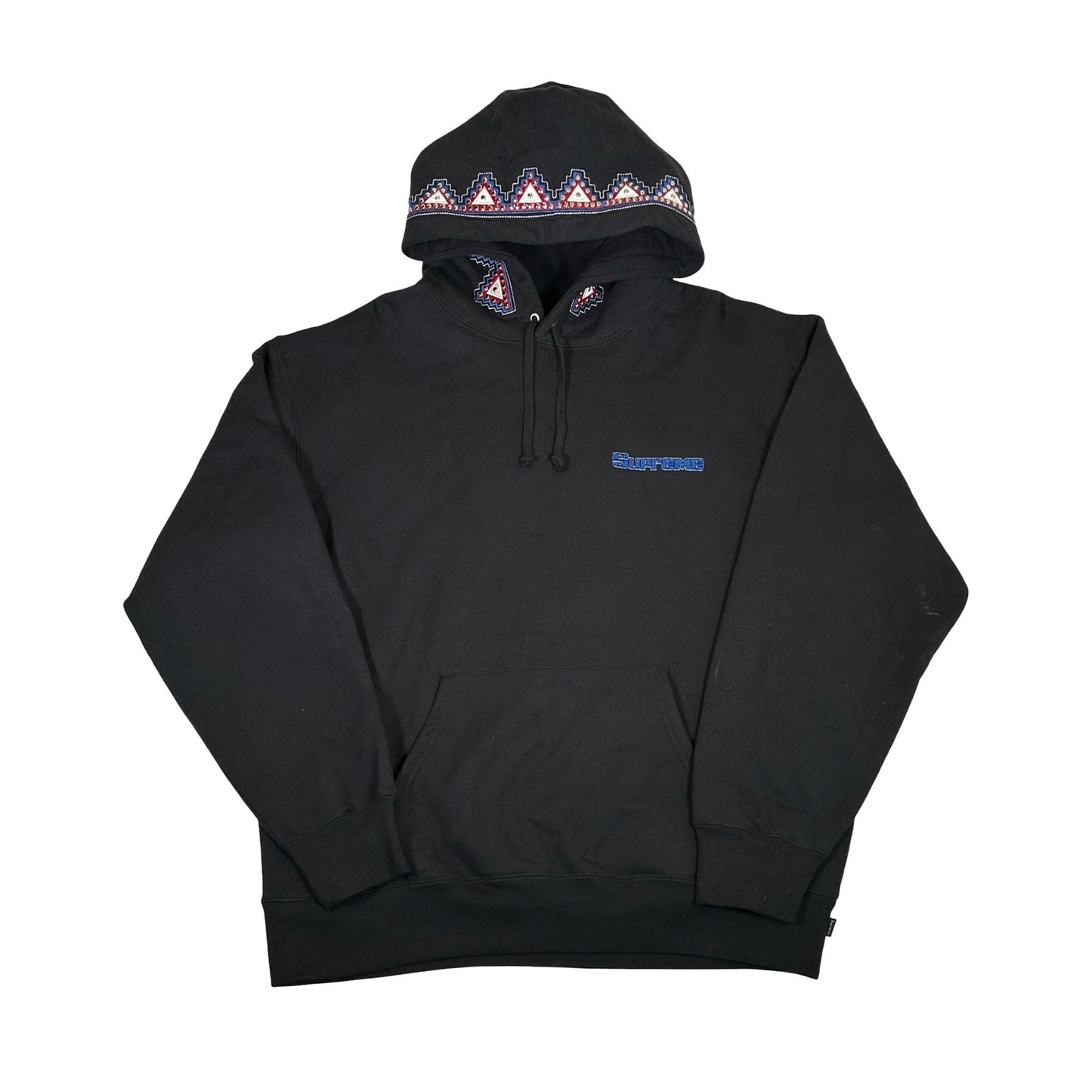 Supreme Pharaoh Studded Hooded Sweatshirt Black [USED] - XL (Used)
