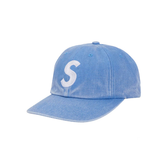 Supreme Pigment Coated S Logo 6-Panel Cap (SS26) Light Blue