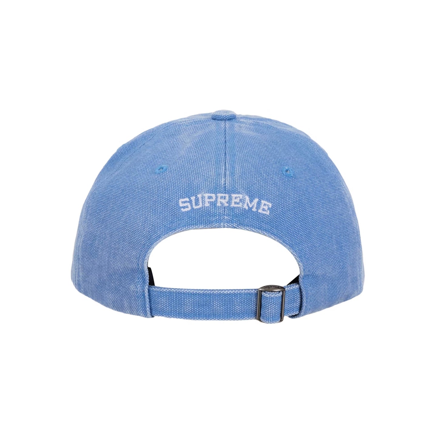 Supreme Pigment Coated S Logo 6-Panel Cap (SS26) Light Blue
