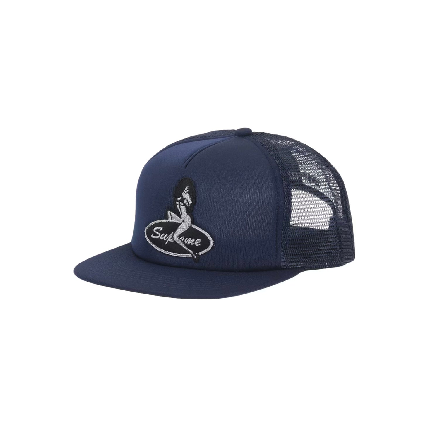 Supreme Pinup Mesh Back 5-Panel Navy
