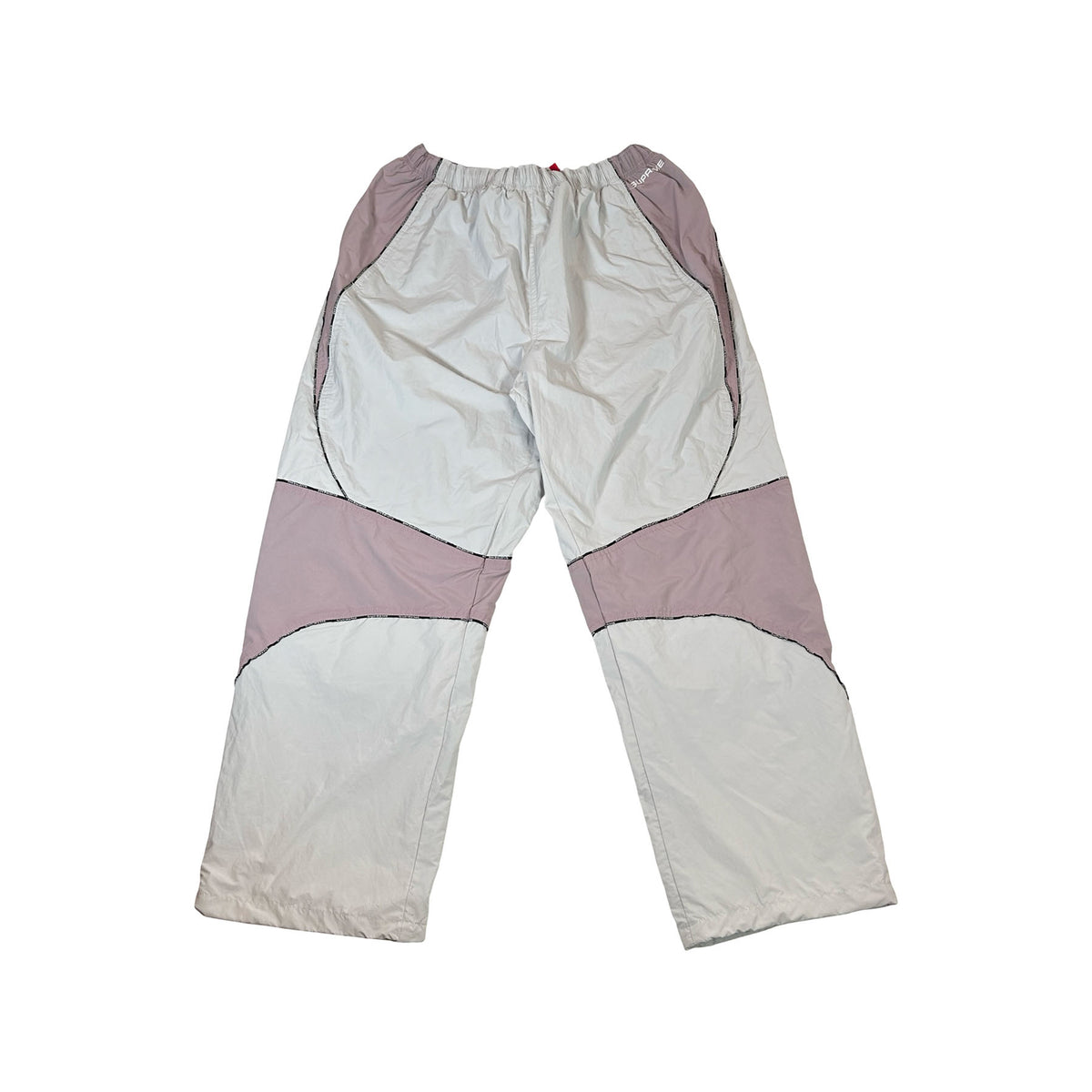 Supreme Logo Piping Track Pant Grey [USED] - L (Used)