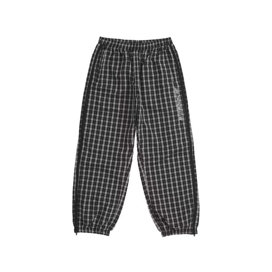 Supreme Plaid Warm Up Pant Black