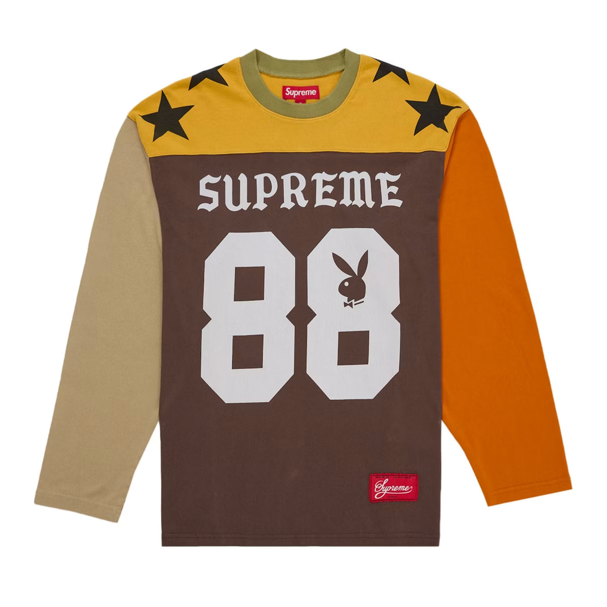 Supreme Playboy L/S Football Top Brown
