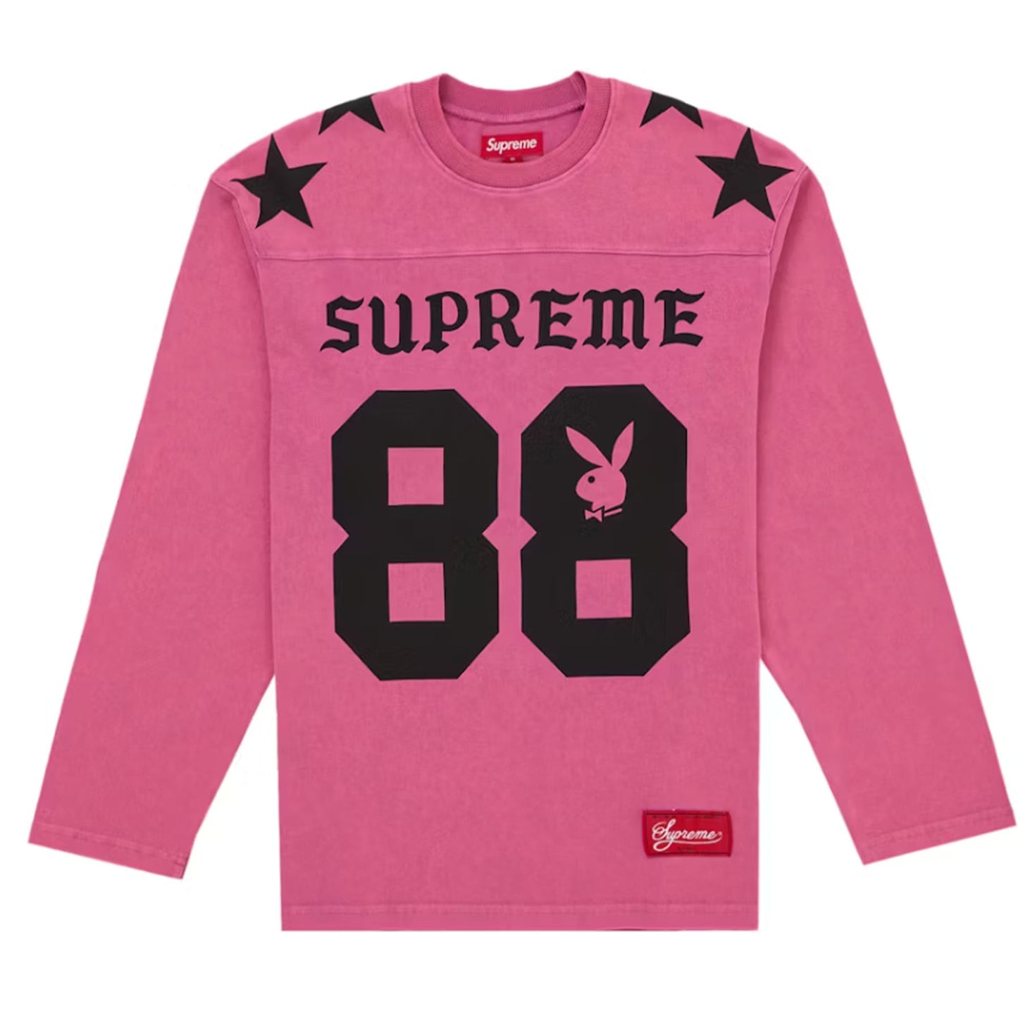 Supreme Playboy L/S Football Top Pink [USED] - XL (Used)