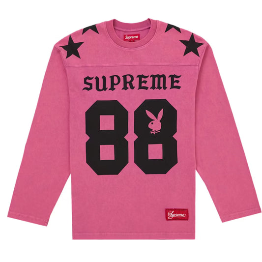 Supreme Playboy L/S Football Top Pink [USED] - XL (Used)