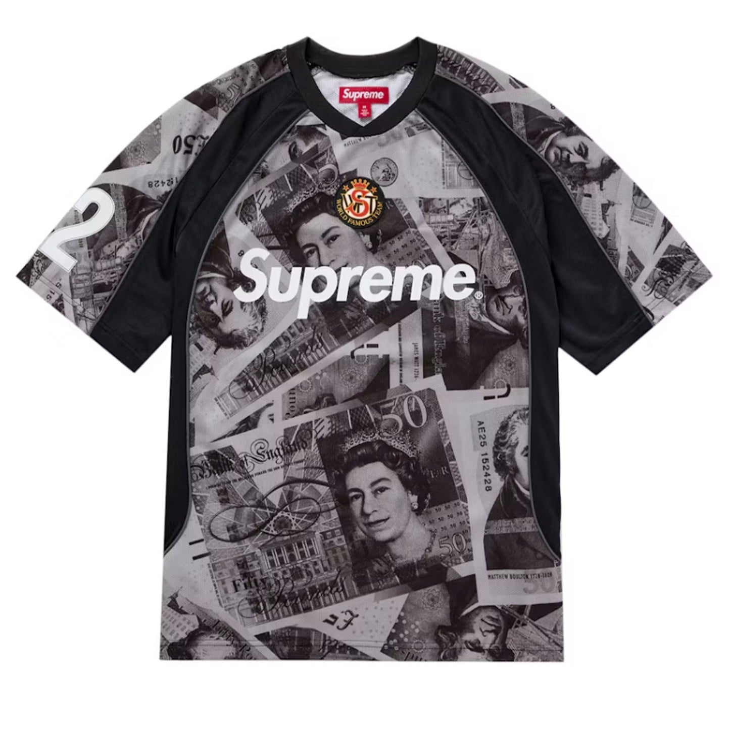 Supreme Pounds Soccer Jersey Black