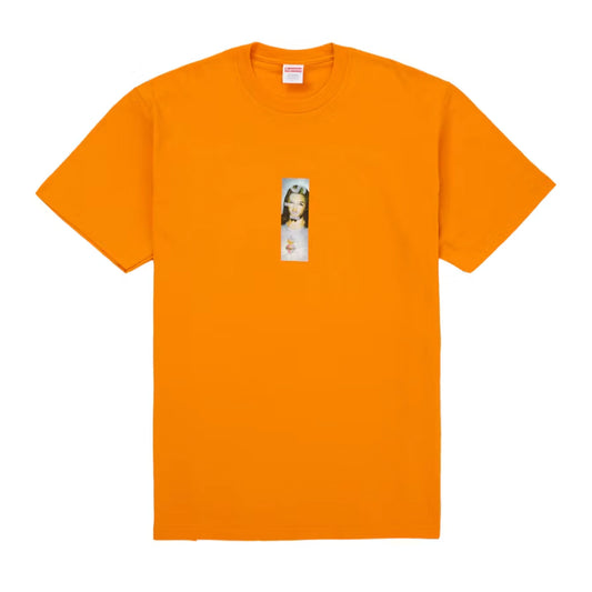 Supreme Prayer Card Box Logo Tee Orange