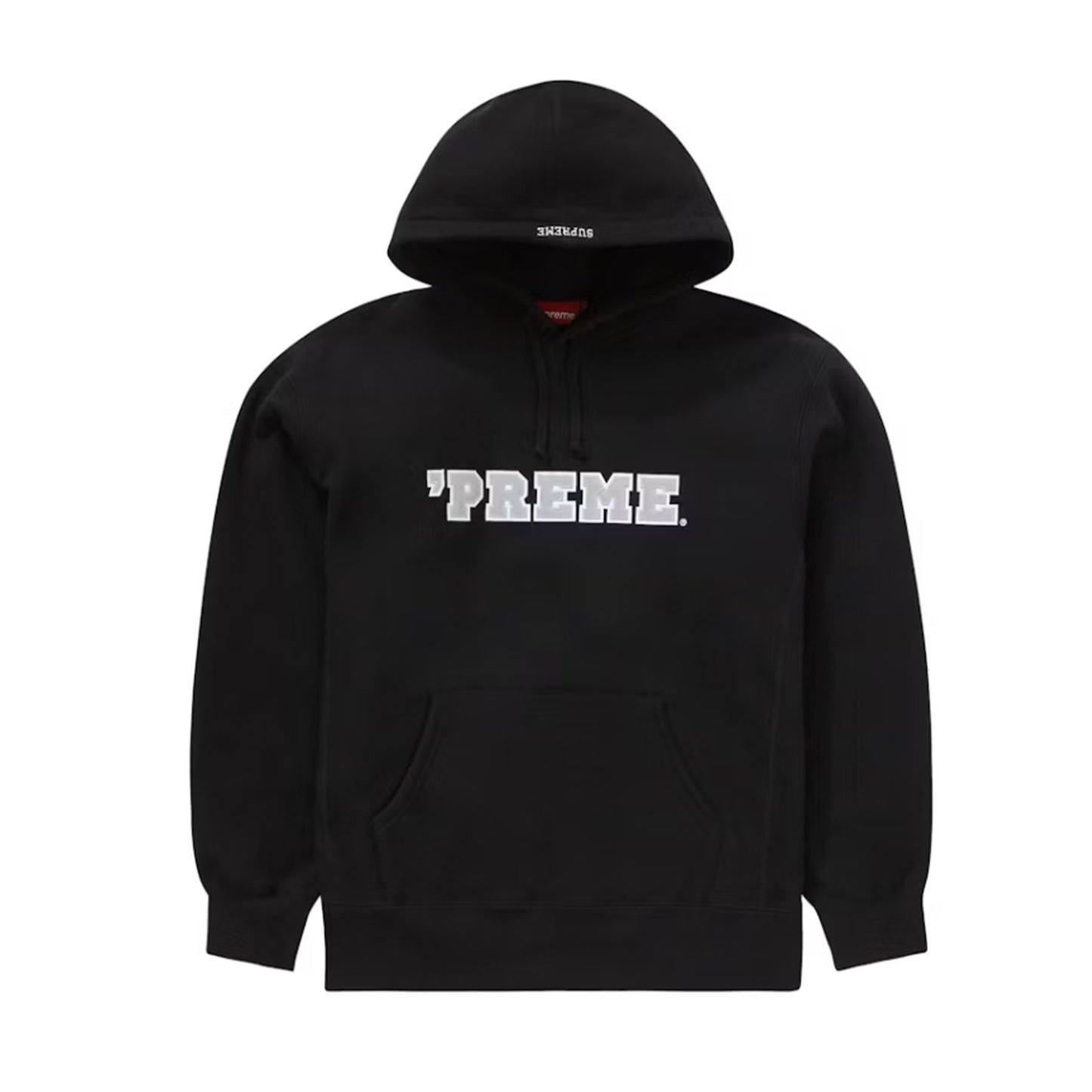 Supreme Preme Hooded Sweatshirt Black [USED] - XL (Used)