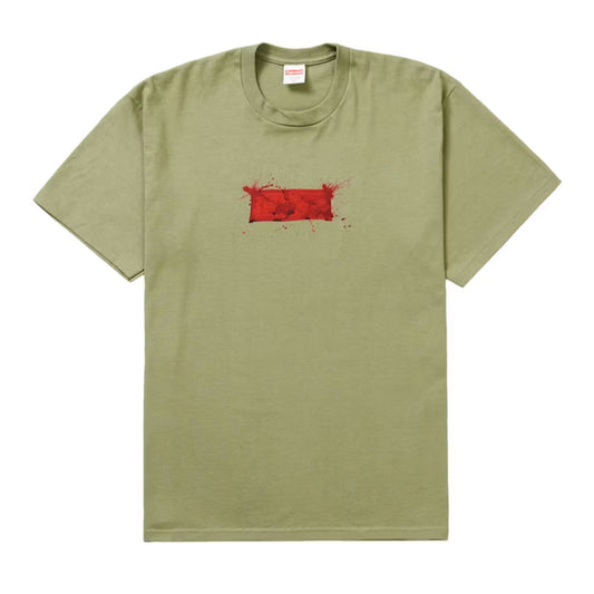Supreme Ralph Steadman Box Logo Tee Light Olive
