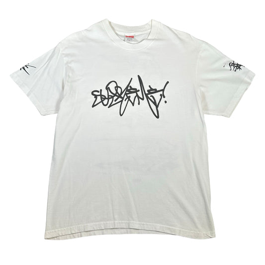 Supreme Rammellzee Tag Tee White [USED] - M (Used)