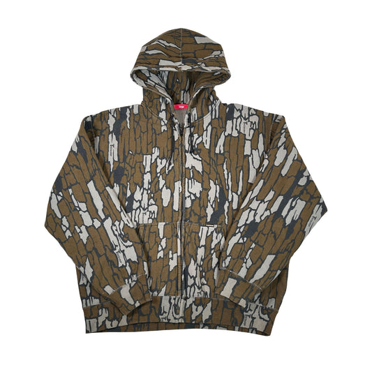 Supreme Work Zip Up Hooded Sweatshirt (SS25) Mossy Oak Trebark Camo [USED] - L (Used2)